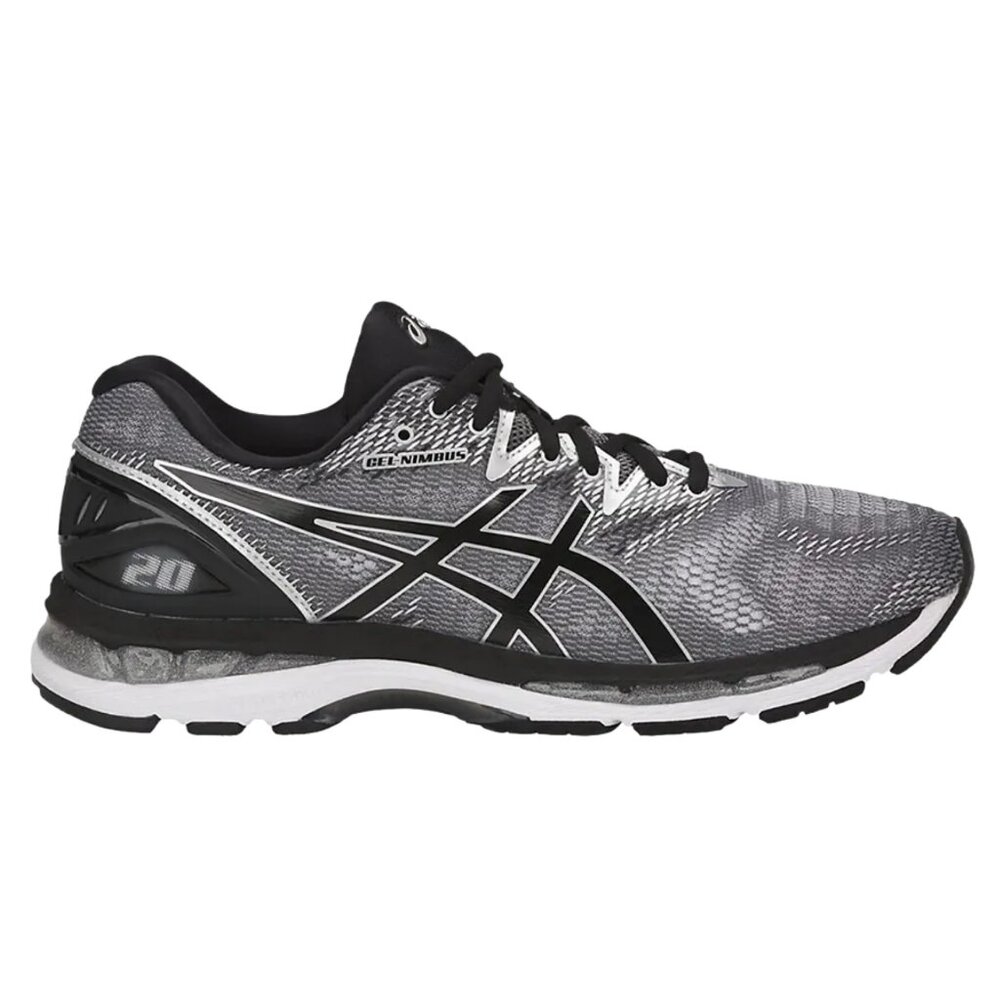 NEW Asics GEL Nimbus 20 Black Carbon Silver Mens 8 US 41 EUR T800N Last one